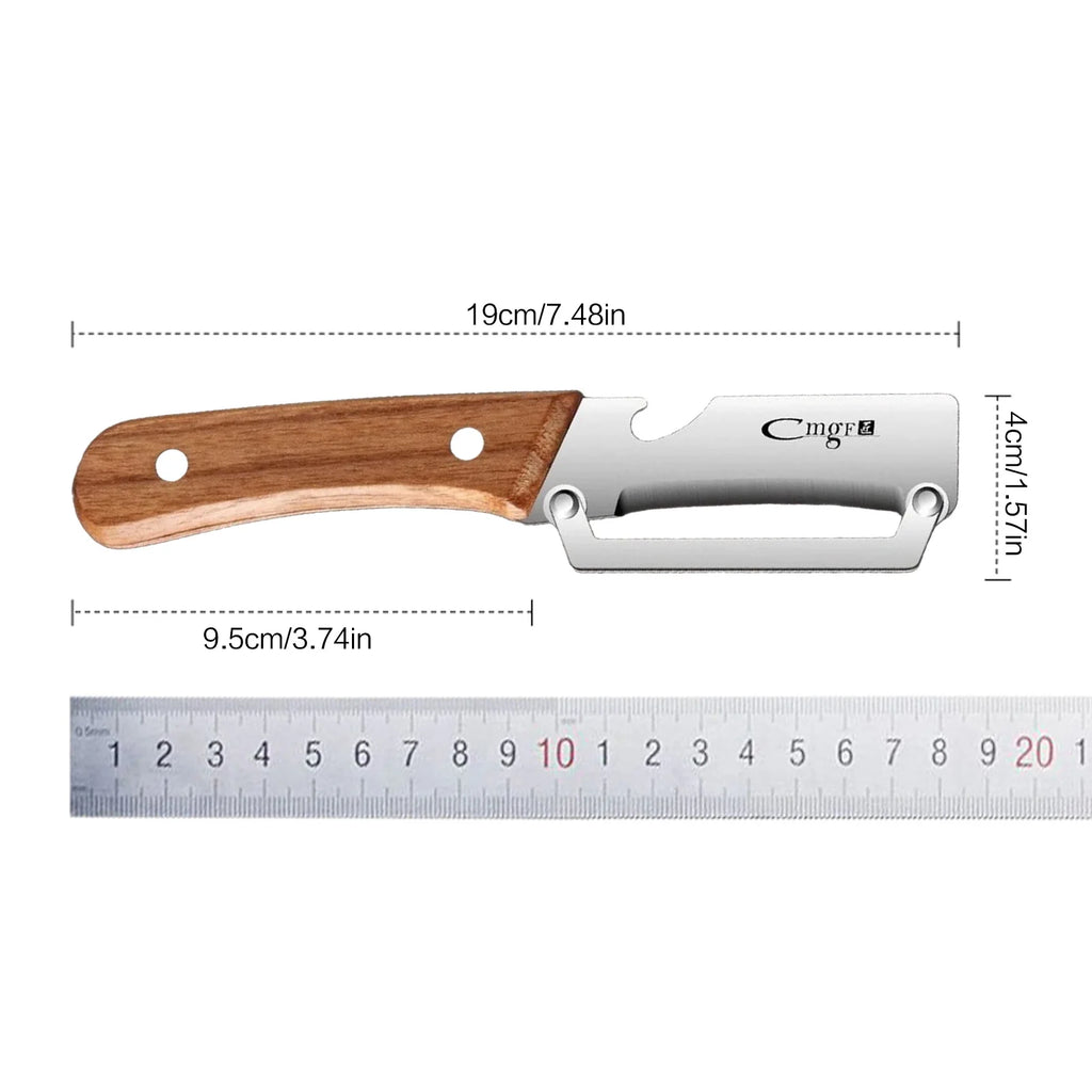 Stainless Steel Vegetable Peeler with Ergonomic Handle and Bottle Opener Multi Function Fruit Peelers Potato Home Kitchen Tools
