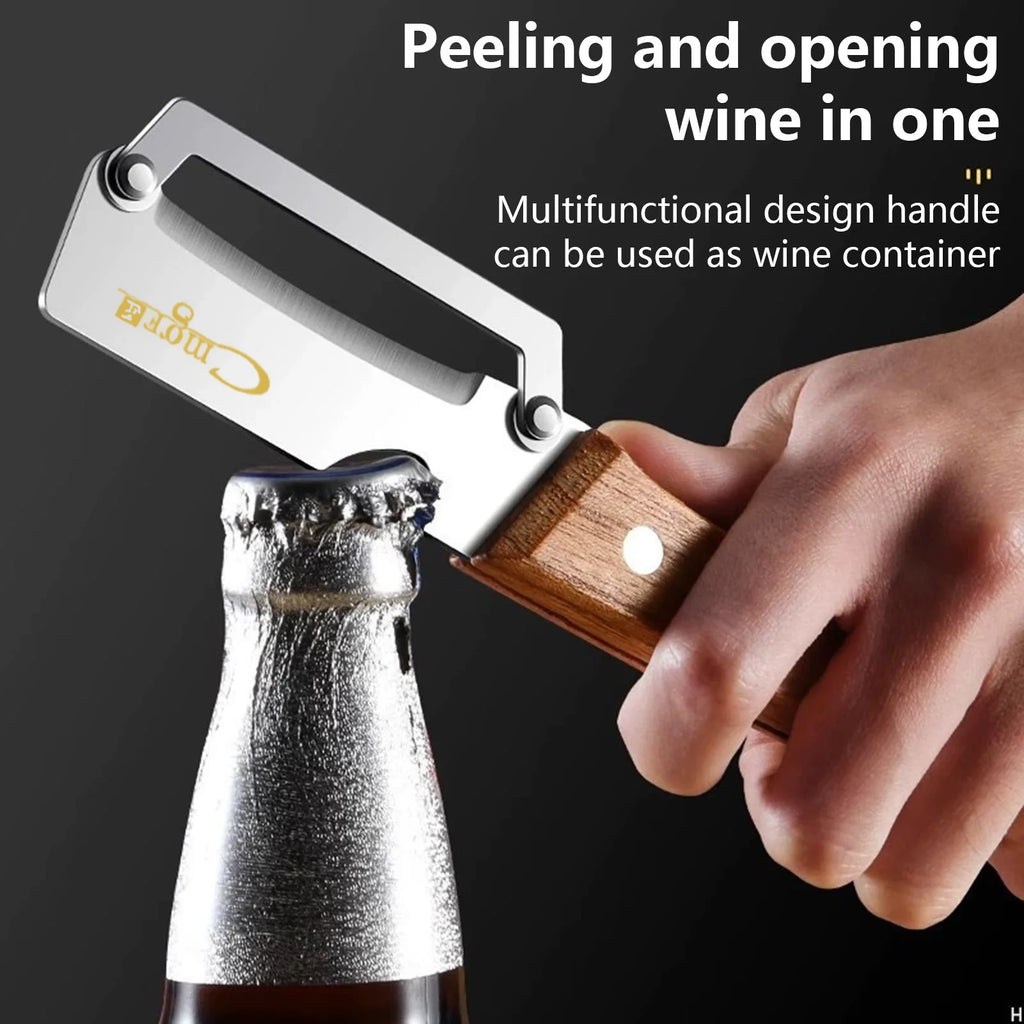 Stainless Steel Vegetable Peeler with Ergonomic Handle and Bottle Opener Multi Function Fruit Peelers Potato Home Kitchen Tools