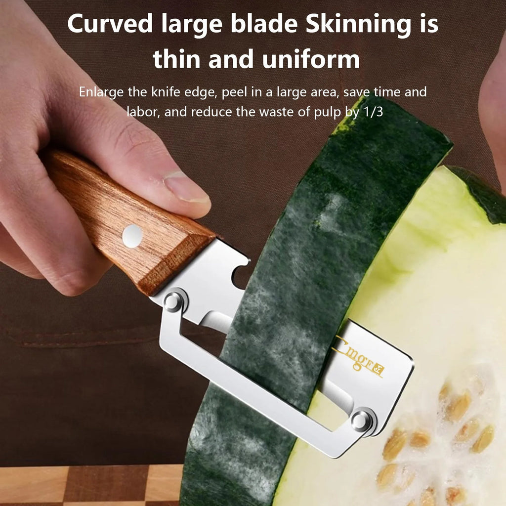 Stainless Steel Vegetable Peeler with Ergonomic Handle and Bottle Opener Multi Function Fruit Peelers Potato Home Kitchen Tools