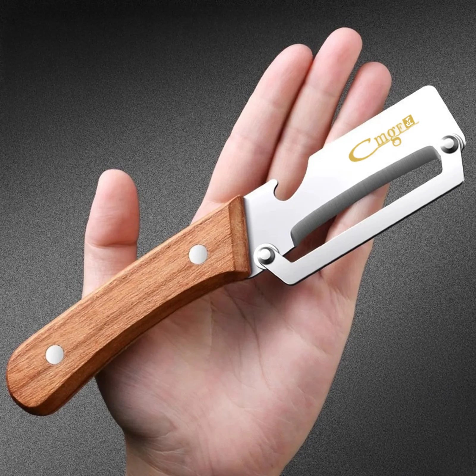 Stainless Steel Vegetable Peeler with Ergonomic Handle and Bottle Opener Multi Function Fruit Peelers Potato Home Kitchen Tools